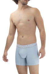 HAWAI 41977 Mikrofaser-Boxershorts Farbe Hellblau