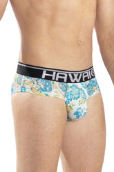 Culotte taille haute à fleurs HAWAI 42050 Couleur Turquoise