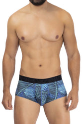 Slip en microfibre imprimé HAWAI 42183 Couleur Bleu Royal