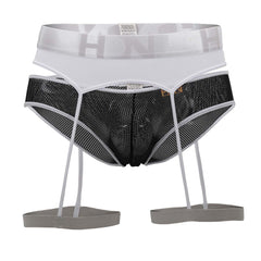 Slip porte-jarretelles Hidden 953 Couleur Blanc