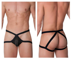 Hidden 963 Mesh Jockstrap Farbe Schwarz