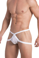 Jockstrap en maille cachée 963 Couleur Blanc
