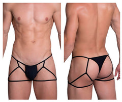 Jockstrap-Thong Hidden 971 Couleur Noir