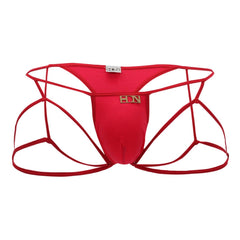 Jockstrap-Thong Hidden 971 Couleur Rouge
