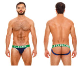 JOR 1719 Match Jockstrap Couleur Bleu