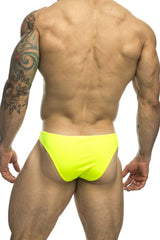 JUSTIN+SIMON XSJ01 Klassischer Bikini Farbe Neongrün