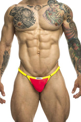 Bikini unicolore JUSTIN+SIMON XSJ12 Corail