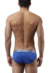 Bikini taille basse en tricot de soie Magic Silk 6386 Couleur Cobalt