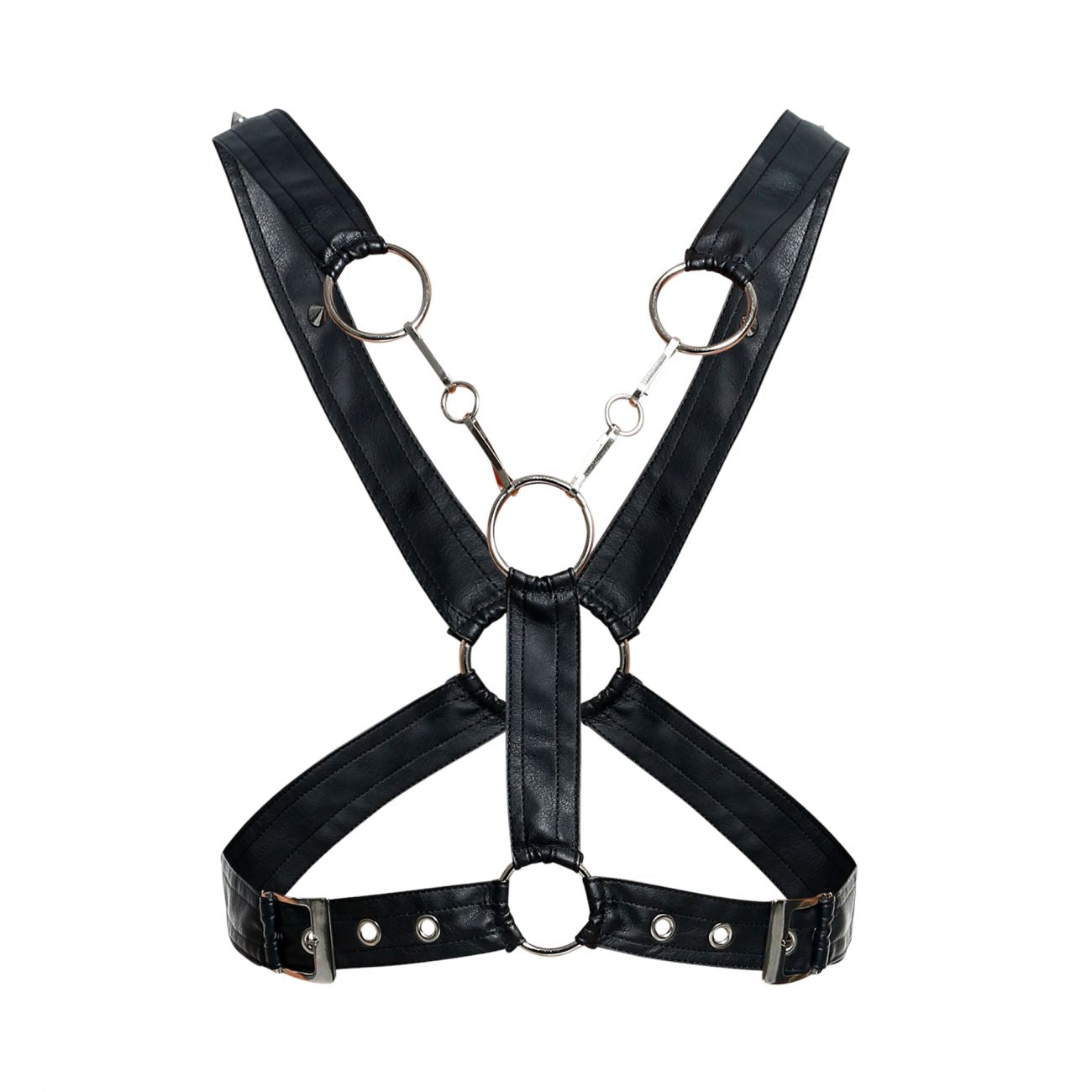 Harnais à chaîne croisée MaleBasics DMBL09 DNGEON Couleur Noir Harnais à chaîne croisée MaleBasics DMBL09 DNGEON Couleur Noir