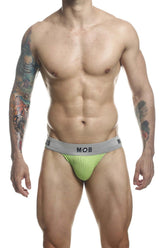 Jockstrap fétichiste classique MaleBasics MBL107 MOB 3 pouces Couleur Vert