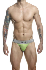 Jockstrap fétichiste classique MaleBasics MBL107 MOB 3 pouces Couleur Vert