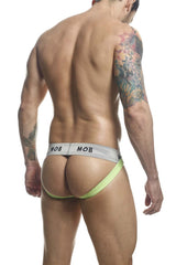 Jockstrap fétichiste classique MaleBasics MBL107 MOB 3 pouces Couleur Vert