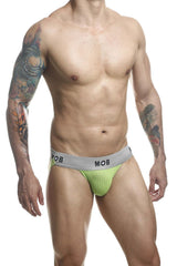 Jockstrap fétichiste classique MaleBasics MBL107 MOB 3 pouces Couleur Vert