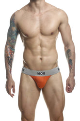 Jockstrap fétichiste classique MaleBasics MBL107 MOB 3 pouces Couleur Orange