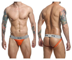 MaleBasics MBL107 MOB Classic Fetish Jock 3 Zoll Jockstrap Farbe Orange