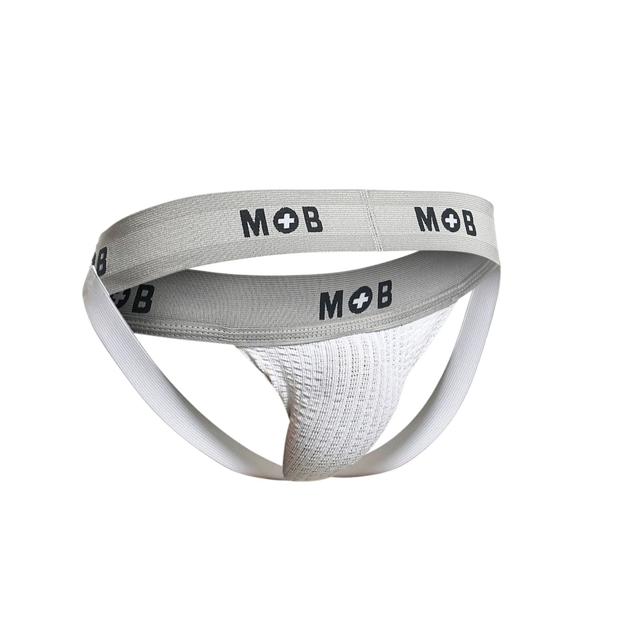 MaleBasics MBL107 MOB Classic Fetish Jock 3 Inches Jockstrap Color White MaleBasics MBL107 MOB Classic Fetish Jock 3 Inches Jockstrap Color White