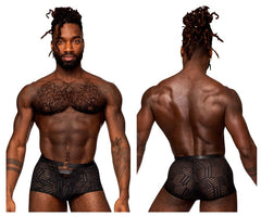 Male Power 125-284 Rude Awakening Cheeky Cutout Short Farbe Schwarz