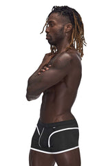 Short de sport en maille Male Power 142-273, couleur noir