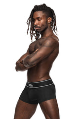 Short en modal côtelé Male Power 153-275, couleur noir