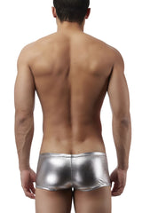 Male Power 153070 Heavy Metal Mini Short Boxershorts Farbe Silber