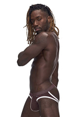 Jockstrap en maille sport Male Power 354-273 Couleur Bordeaux