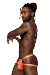 Jockstrap à anneau Rude Awakening Male Power 387-284 Couleur orange fluo