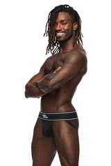 Male Power 390-275 Modal Rib Jockstrap Farbe Schwarz