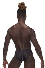 Slip de bikini Landing Strip Male Power 480-271 Couleur Noir