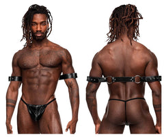 Homme Power 510-266 Cuir PU Couleur Poisson Noir