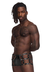 Boxer fétiche Male Power PAK-155 Vulcan Couleur Noir
