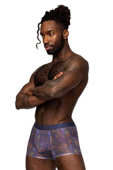 Short sans coutures à imprimés transparents SMS-011 de Male Power