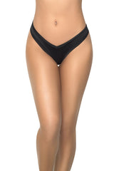 String taille haute Mapale 1096 Couleur Noir