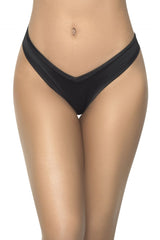 String taille haute Mapale 1096 Couleur Noir