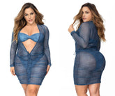 Robe de plage Mapale 47012X Couleur Chambray bleu