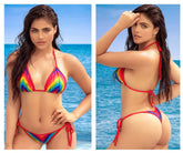 Bikini Mapale 6624 imprimé arc-en-ciel