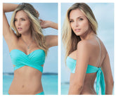 Haut de maillot de bain cache-cœur polyvalent Mapale 6848 avec bonnets moulés Couleur Aqua