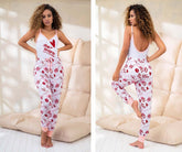 Mapale 7476 Combinaison Couleur Blanc Imprimés