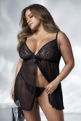 Mapale 7501X Babydoll Farbe Schwarz