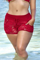 Mapale 7736X Strandshorts Überwurf, Farbe Schwarz