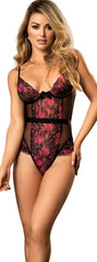 Mapale 8645 Bodysuit Farbe Schwarz Print