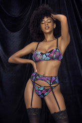 Ensemble trois pièces Mapale 8770 Color Dream Flower Print