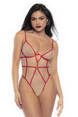 Mapale 8817 Teddy Couleur Nude-Rouge