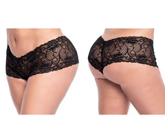 Shorty en dentelle Mapale 90X Couleur Noir