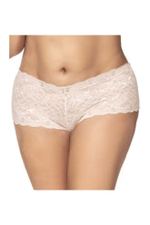 Mapale 90X Spitzen-Boyshort Farbe Elfenbein