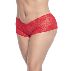 Mapale 90X Spitzen-Boyshort Farbe Rot