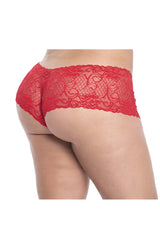 Mapale 90X Spitzen-Boyshort Farbe Rot