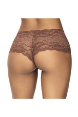 Shorty en dentelle Mapale 90 couleur cacao