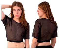 PLURAL PL009 Crop Top Farbe Schwarz