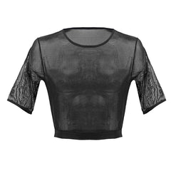 PLURAL PL009 Crop Top Farbe Schwarz