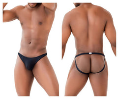 PPU 2309 Mikrofaser Jockstrap Farbe Schwarz
